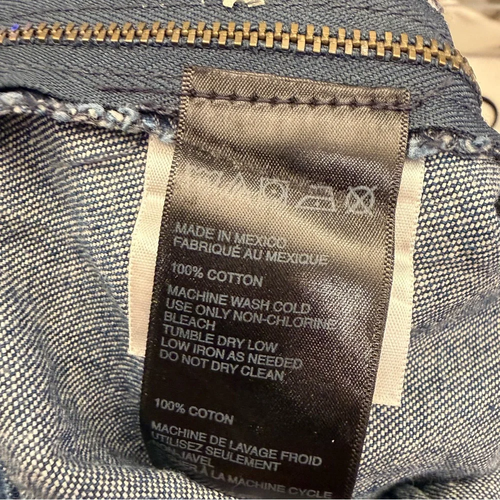BDG 100% Cotton Denim Mini Skirt Women’s 29 Classic Retro Jean Zip-Up Clean Girl